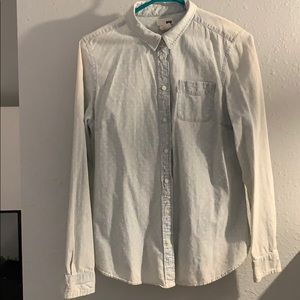 Denim button down shirt